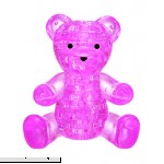 Original 3D Crystal Puzzle Teddy Bear Pink 41 Pieces  B07J32T1BJ